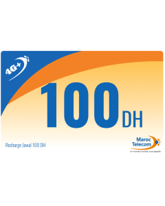 Carte recharge Maroc Telecom 100dh