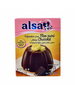 Alsa flan sucré arome chocolat 65g