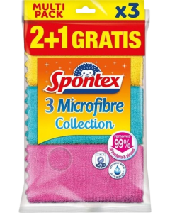 Tissu Microfibre ( 3U) Spontex