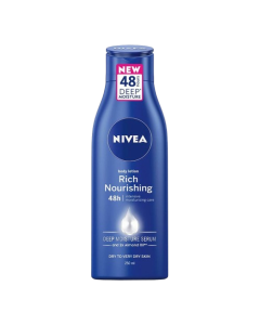 Nivea Lait Body 250 Ml Nourrissant Bleu