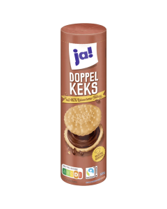 Ja! Biscuits Double Cacao 500G