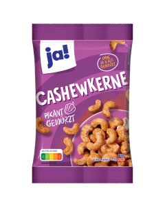 Ja! Noix De Cajou Piquantes 150 G