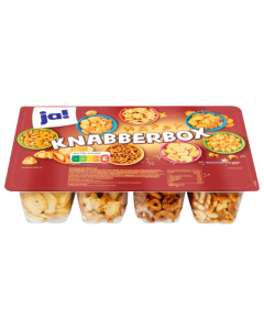 Ja! Assortiment de biscuits apéritifs salés 300g