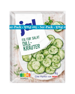 Ja! Assaisonnement pour salade Aneth & herbes 5 × 8 g
