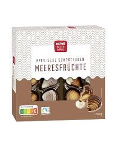 Rewe Meeresfruchte Schokoladen 250G