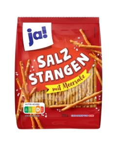 Ja! Bâtonnets de Bretzel au Sel Marin 250 g
