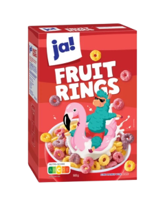 Ja! Fruit Rings 500G