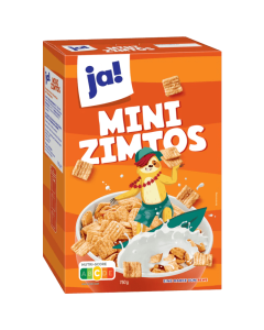 Ja! Corn Flakes Mini à la cannelle 750 g