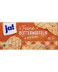 JA! gaufres au beurre fines *6