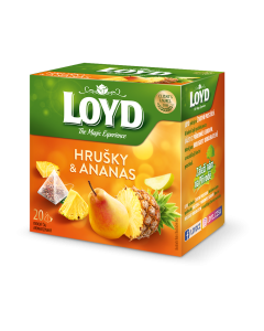 Loyd assortiment de thés ananas et poire – 20 sachets