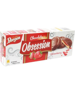 Bergen Cookies Chocolat Et Fraise 128G