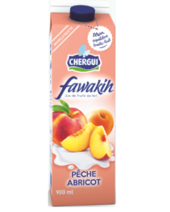 Chergui yaourt a boire fawakih pêche abricot 900g