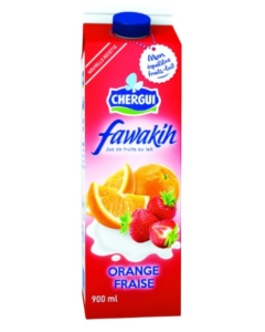 Chergui yaourt a boire fawakih orange fraise 900g