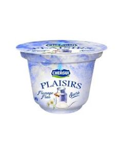 Chergui plaisirs fromage frais nature sucre 140g
