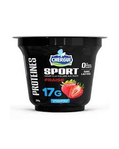 Chergui sport  yaourt protéiné au fraise  200g