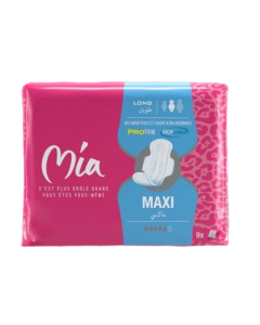 Mia Cotton Touch Serviette Hygienique Maxi Long 12 U