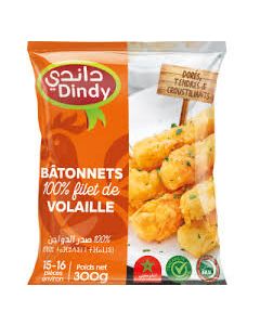 Batonnets de poulet surg 1kg Dindy