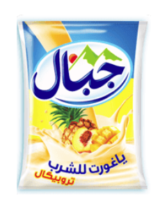 Jibal Yaourt à Boire en Sachet Tropical  235g