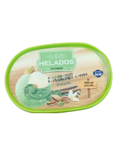 Helados ice cream vanille et pistache 500 ml		15