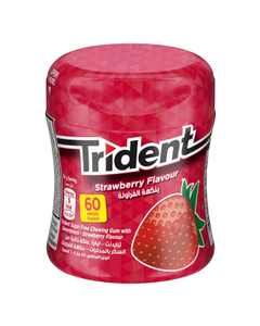 Trident Fraise sans sucre Boîte 82g