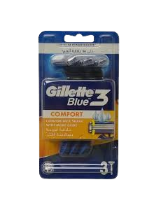 Gilette Rasoir Blue 3 Confort X3 (30 Shave)