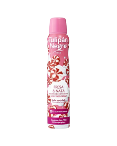 Tulipán Negro Déodorant Spray Fraise & Crème 200 ml