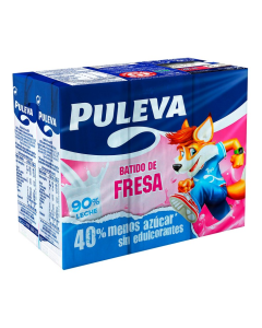 Puleva Milkshake Fraise Pack 6x200 ml