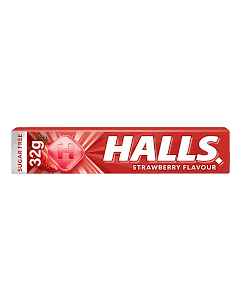 HALLS gout fraise + vitamine C 32g