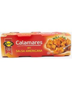 Ayala Calmars à La Sauce Américaine 3*55g