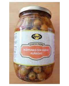 Ayala olives avec noyau assaisonnées 835g