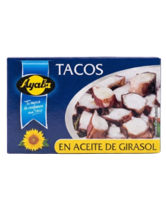 Ayala Tacos de Poulpe à l’Huile de Tournesol 72g
