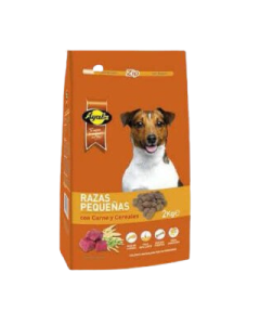 Ayala croquettes pour chiens petites races avec viande et céréales 2Kg