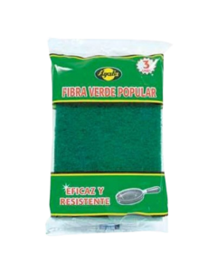 Ayala Éponges En Fibre Verte Pack 3
