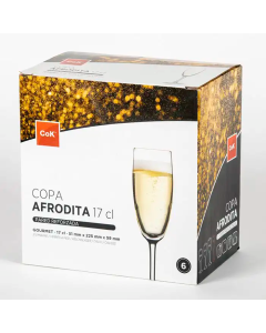 Afrodita Verres 17 cl x6