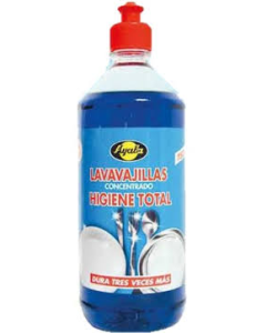 Ayala liquide vaisselle hygiène bleu 750ml