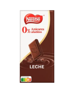 Nestlé Chocolat Sans Sucre Au Lait 16 X 115 G