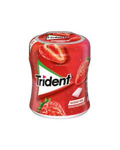 Trident Fraise sans sucre Boîte 82g