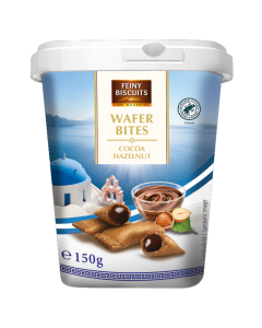 Waffer Bites Cacao Hazelnut 150G