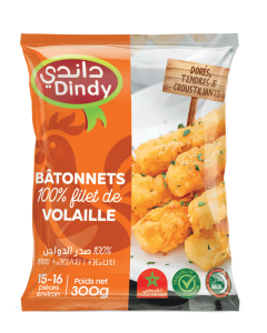 Batonnets de poulet surg 1kg Dindy