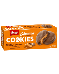 Bergen Cookies Peanut Butter 128G