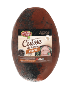 Cuisse de dinde poivre 1kg dindy