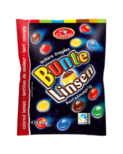 Sir charle dragées chocolatées multicolores 180g