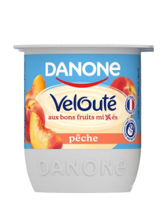 Danone yaourt velouté melon pêche 110g