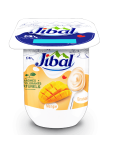 Yaourt Brassé  Mangue 110 G Jibal