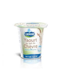 Chergui yaourt au lait de chèvre sucré