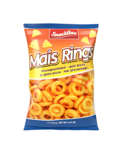 Snackline mais rings 125g