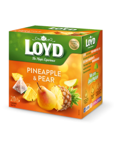 Loyd assortiment de thés ananas et poire – 20 sachets