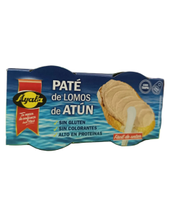 Ayala paté de filets de thon sans gluten sans colorant 2 *78g2