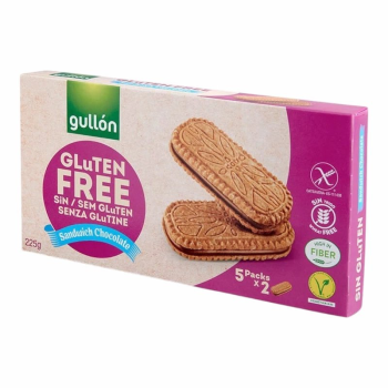 Gullon sandwich au chocolat sans gluten 225g