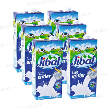 Pack lait UHT JIBAL 1L*6